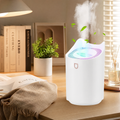 STORGENER 4L Humidifier for Bedroom, Small Cute Cat Shape Cool Mist Humidifier with LED Color Light, Aromatherapy Tray, Quiet Ultrasonic Humidifier for Home Office Baby, Pink