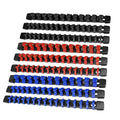 STORGENER 9-Piece ABS Socket Organizer, Magnetic Socket Holder for Tool Box, Heavy-Duty Rail Set for 1/4", 3/8", 1/2"