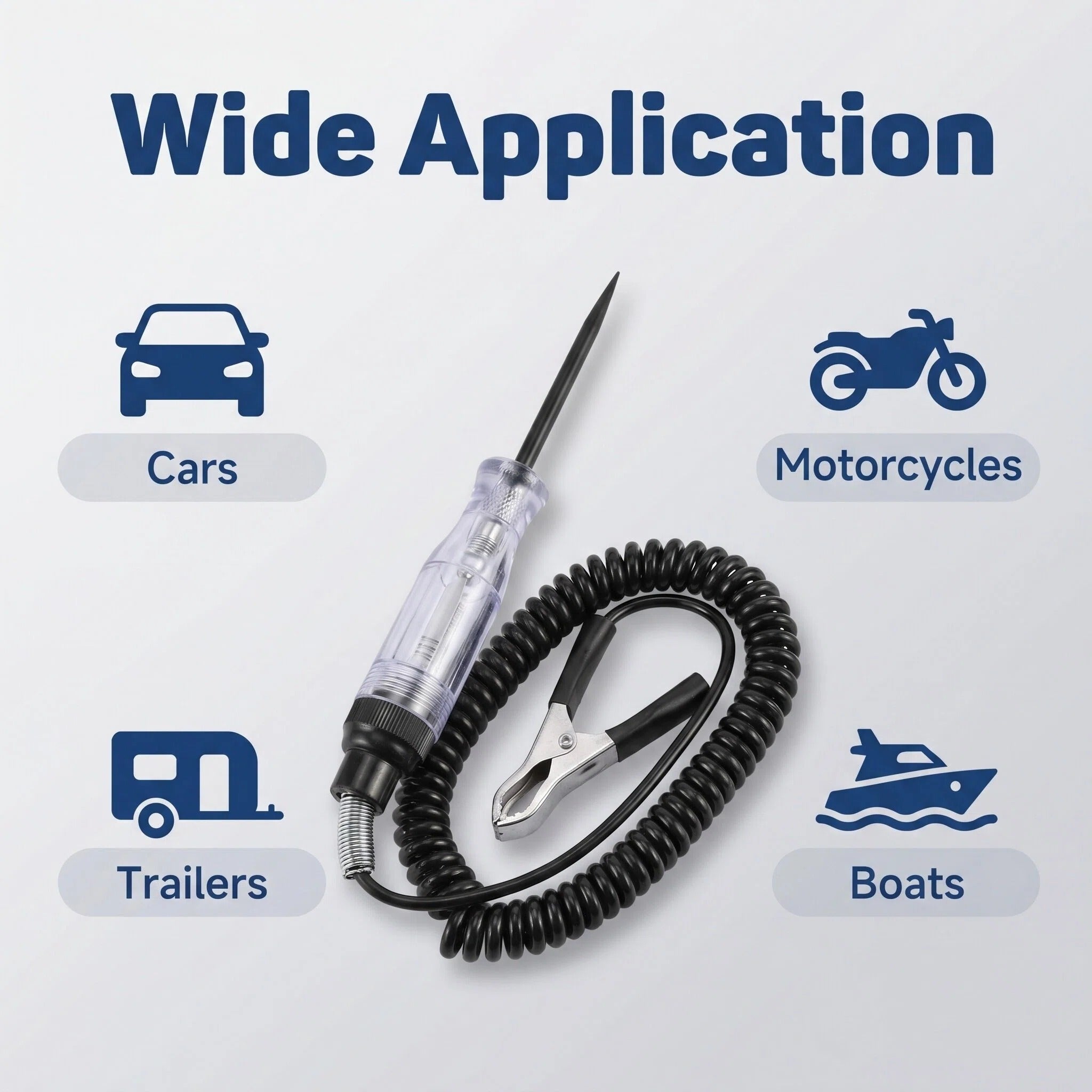 STORGENER Car Circuit Tester, Wire Piercing Automotive Probe for 6-12-24V Electrical Trailer Wiring Diagnosis