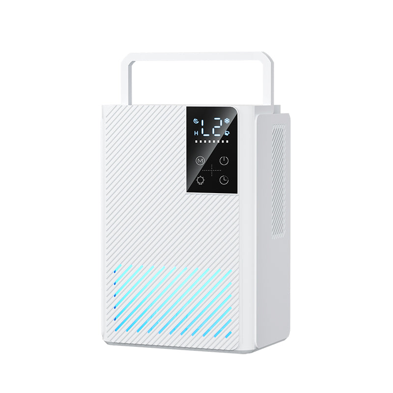 STORGENER Dehumidifier for Home, 500 Sq.Ft, 2L Large Tank, Sleep Mode - Fast Moisture Removal for Bathroom, Bedroom, Kitchen, RV (White)