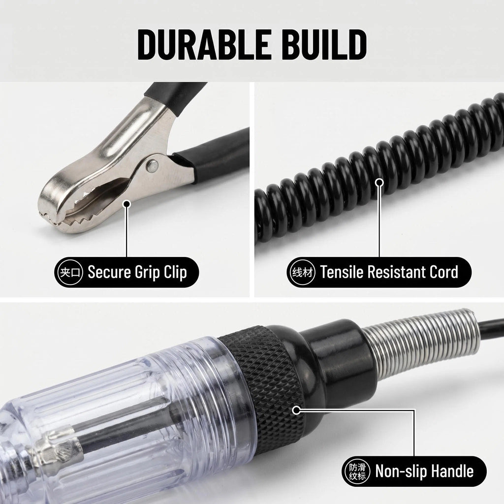 STORGENER Car Circuit Tester, Wire Piercing Automotive Probe for 6-12-24V Electrical Trailer Wiring Diagnosis